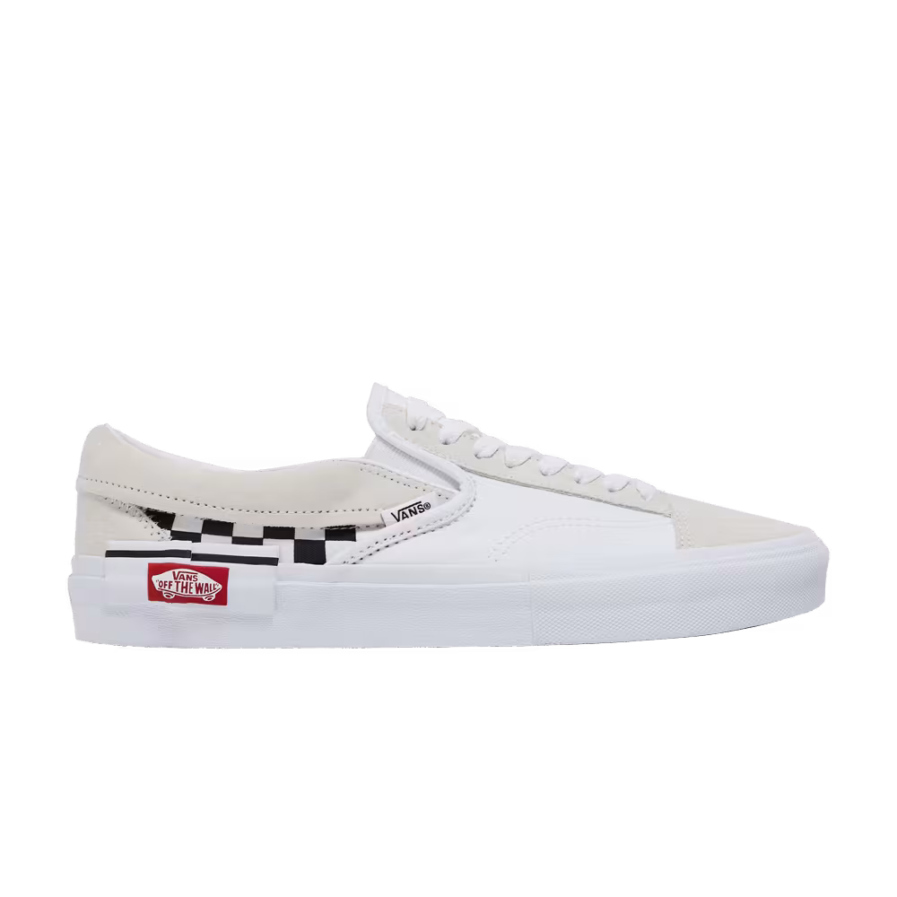 Vans Slip-On CAP White Black Checkerboard