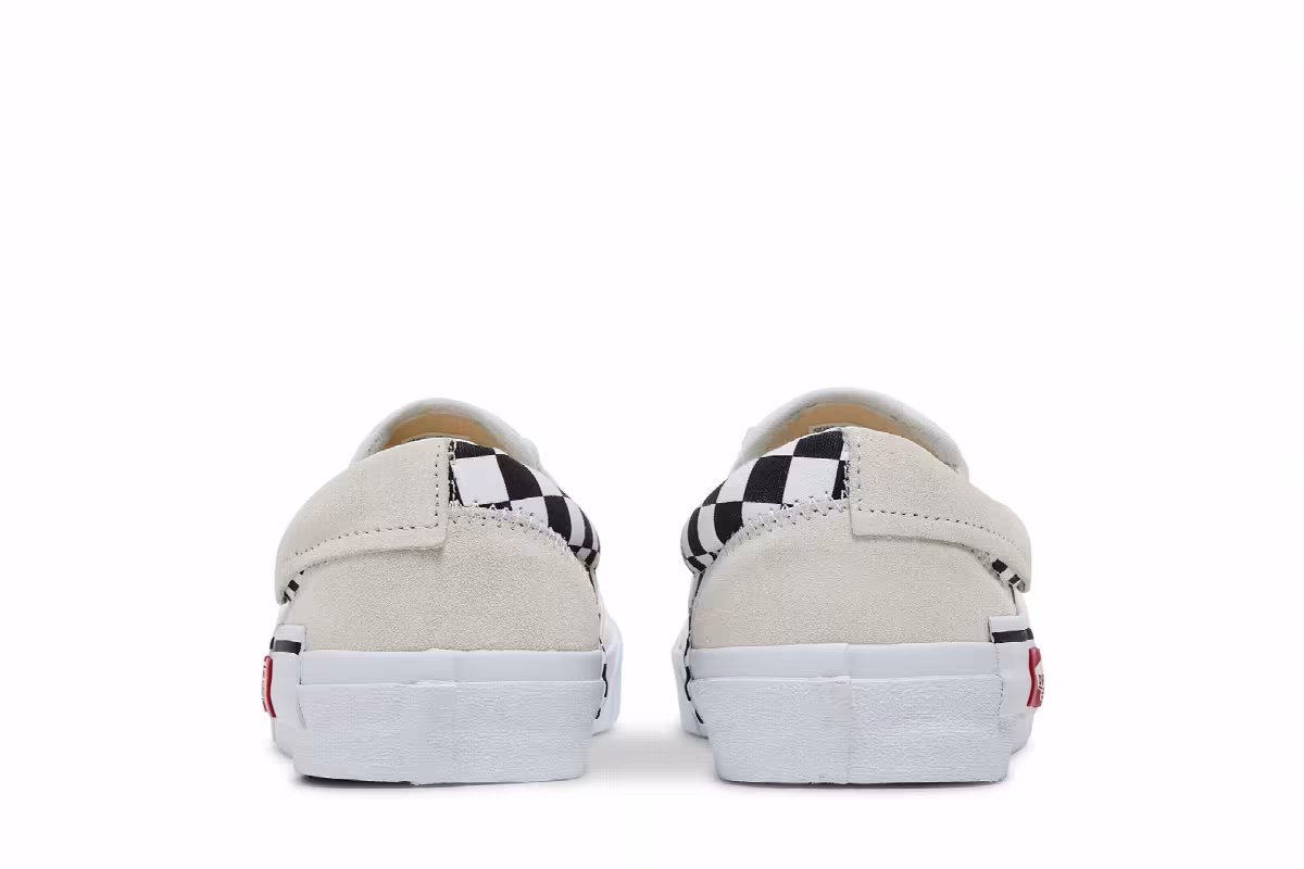 Vans Slip-On CAP White Black Checkerboard, view 7