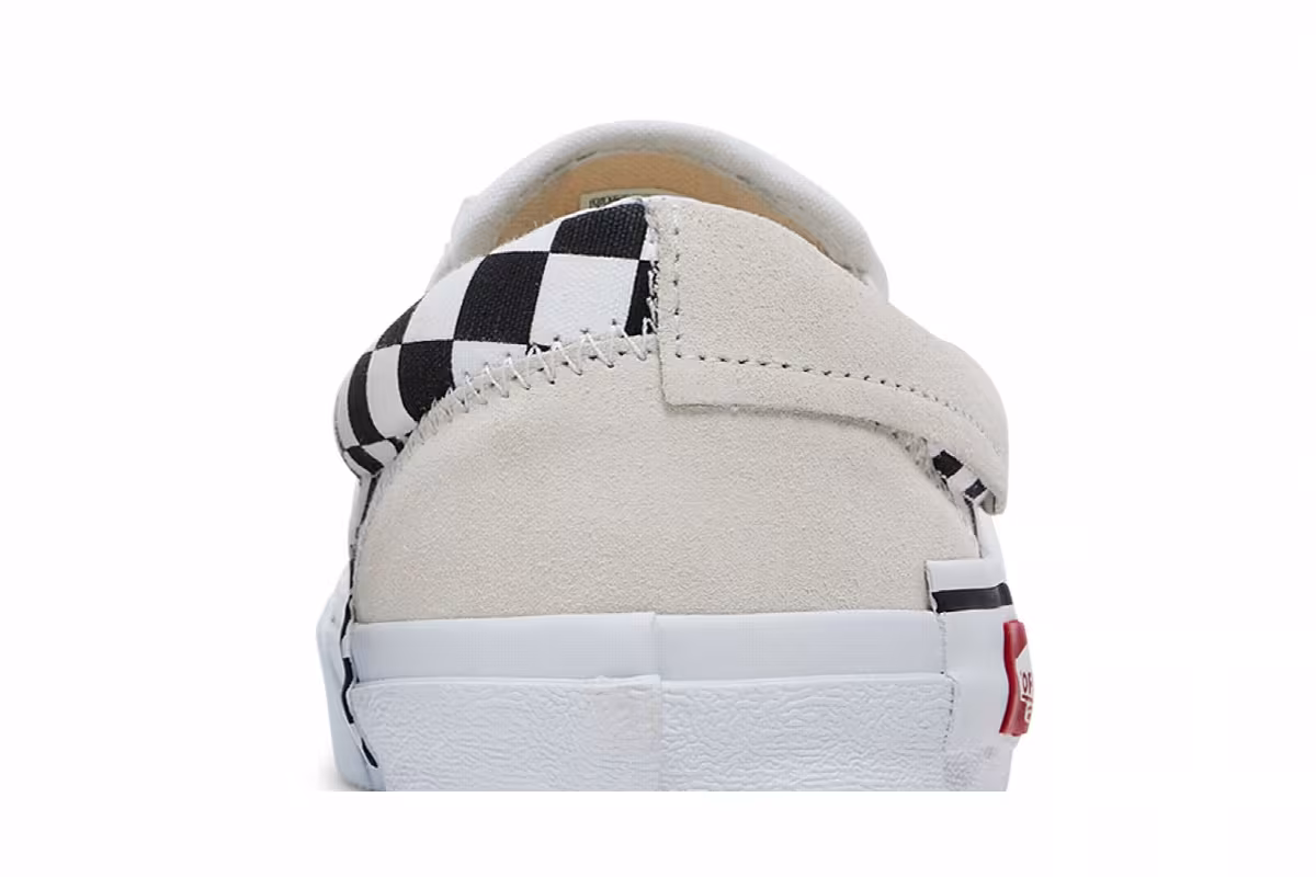 Vans Slip-On CAP White Black Checkerboard, view 8