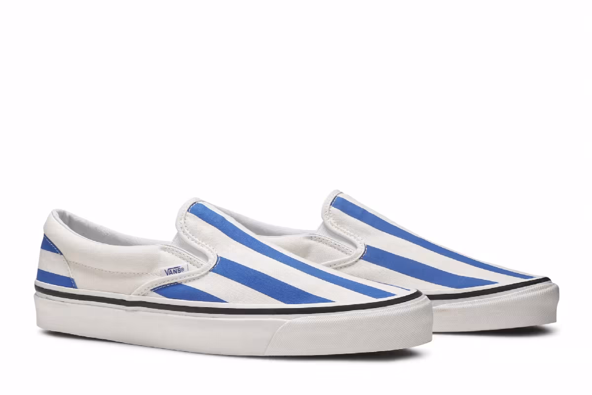 Vans Classic Slip-On 98 DX Anaheim Factory - Blue Stripes, view 9