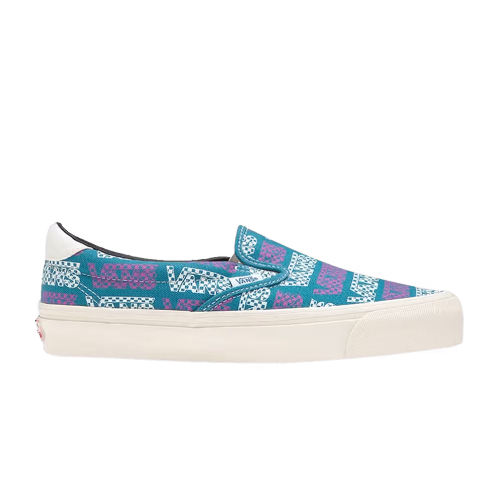 Vans OG Slip-On 59 LX Logo Checkerboard - Larkspur