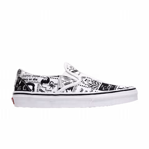 Ashley Williams x Vans Classic Slip-On 'Newsletter Print'