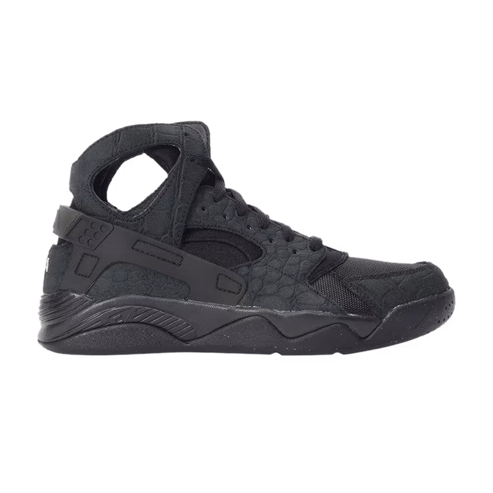 Nike Air Flight Huarache Black Croc Suede
