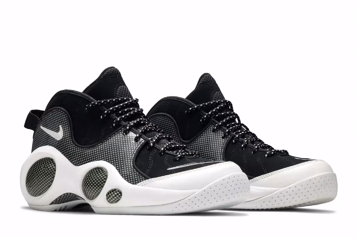 Nike Air Zoom Flight 95 Black Metallic Silver 2015, view 9