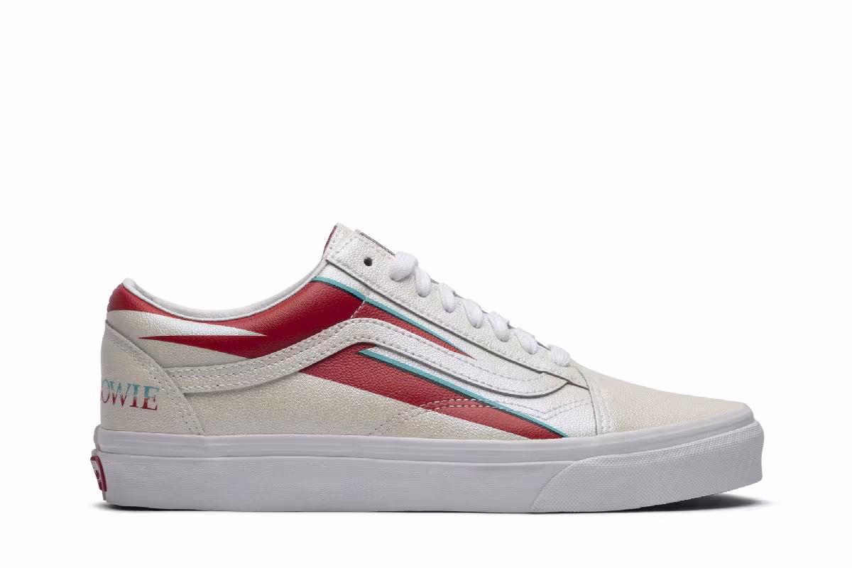 David Bowie x Vans Old Skool Aladdin Sane, view 2