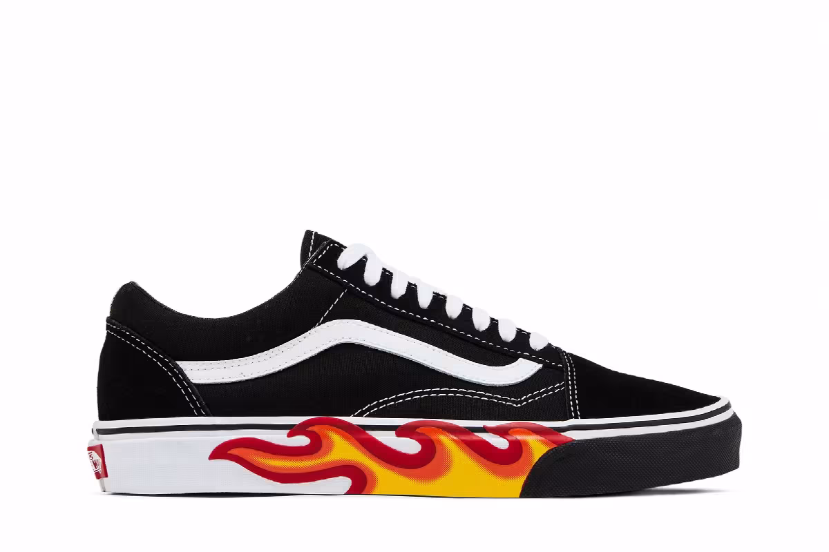 Vans Old Skool Flame Cut Out, view 2
