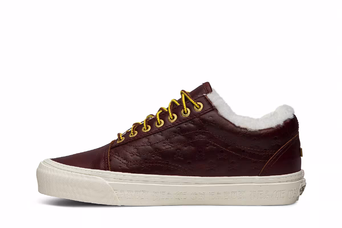 Kith x Mastermind World x Vans OG Old Skool LX Brown, view 4