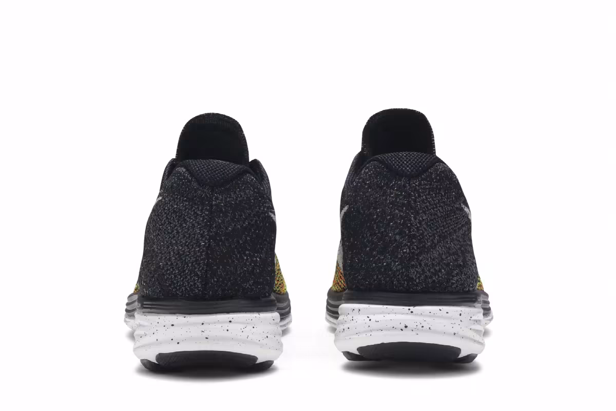 Nike Flyknit Lunar 3 Black Electric Green, view 7