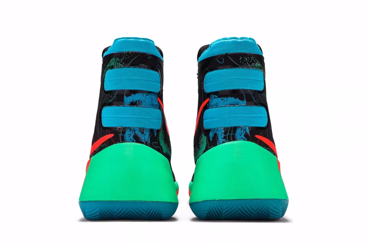 Nike Hyperdunk 2015 Premium Black Blue Lagoon, view 7