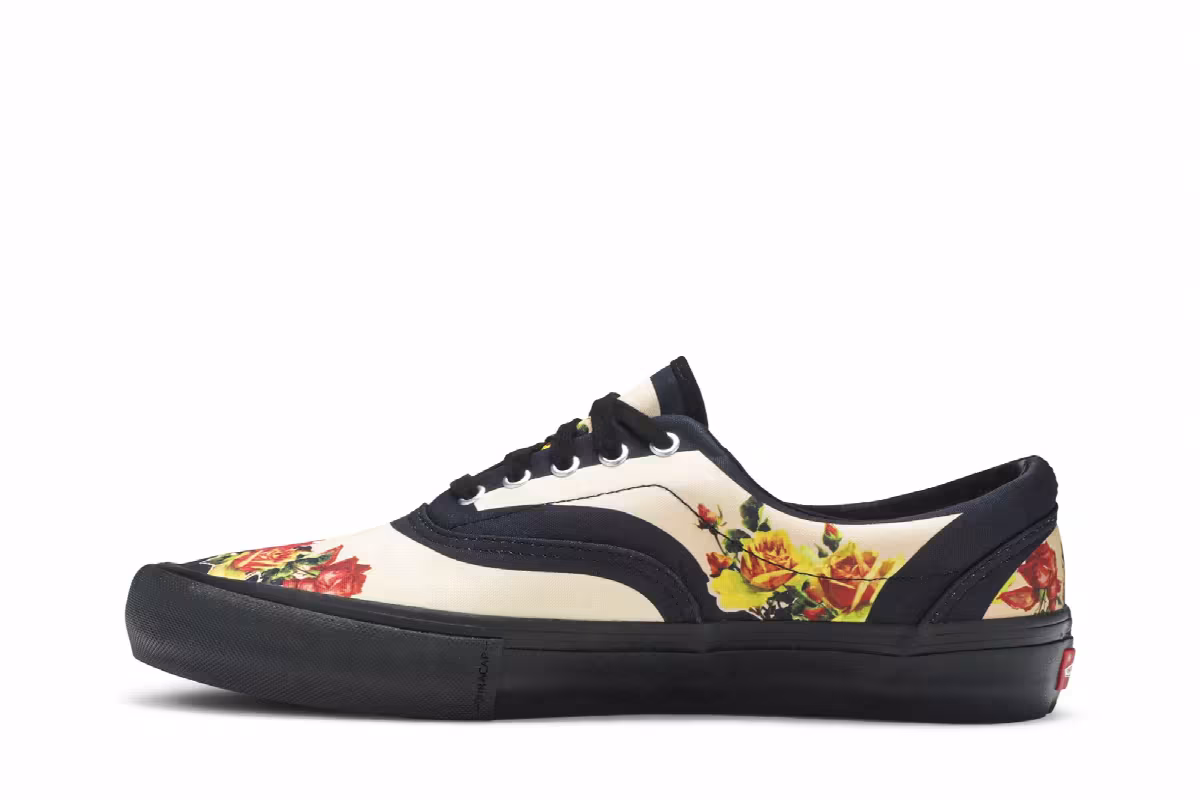 Supreme x Jean Paul Gaultier x Vans Era Pro Floral, view 4