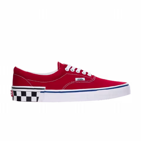 Vans Era 'Check Block - Tango Red'