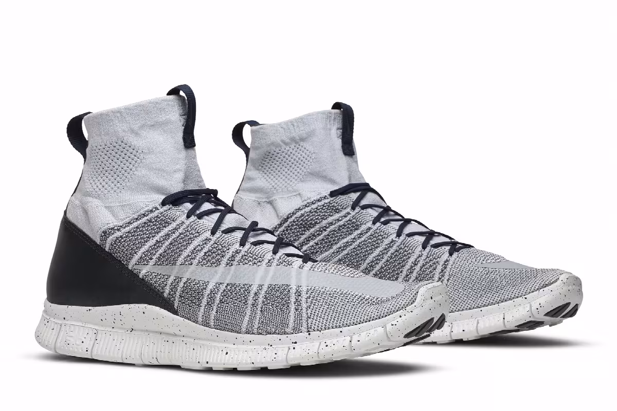 Nike Free Flyknit Mercurial Superfly Pure Platinum, view 9
