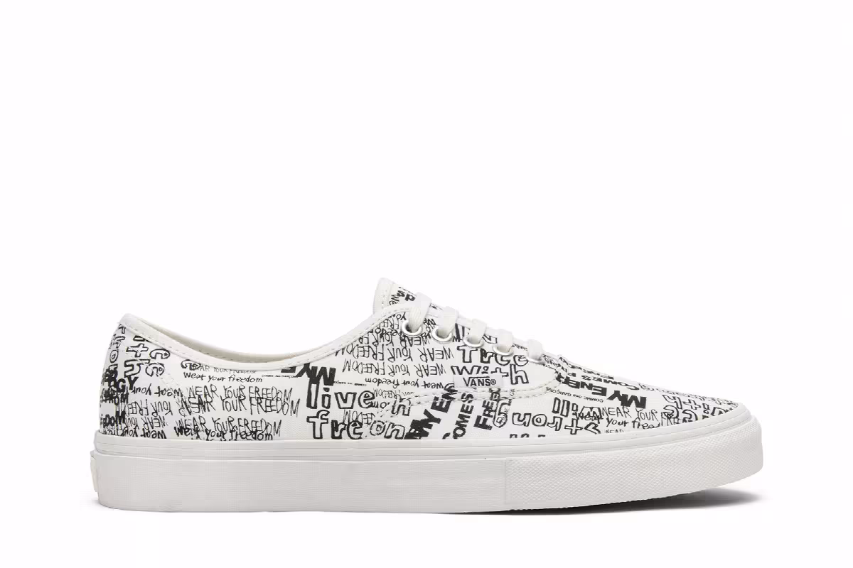Comme des Garçons x Vans Authentic LX Graffiti, view 2
