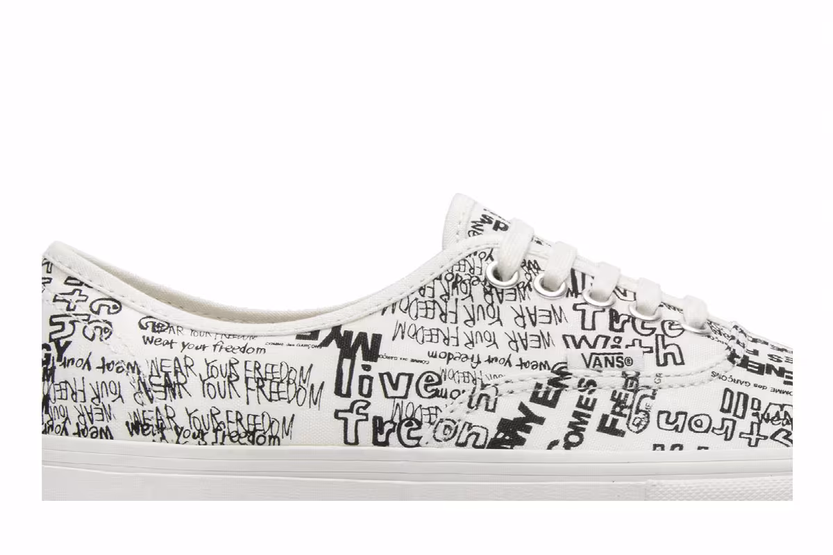 Comme des Garçons x Vans Authentic LX Graffiti, view 3