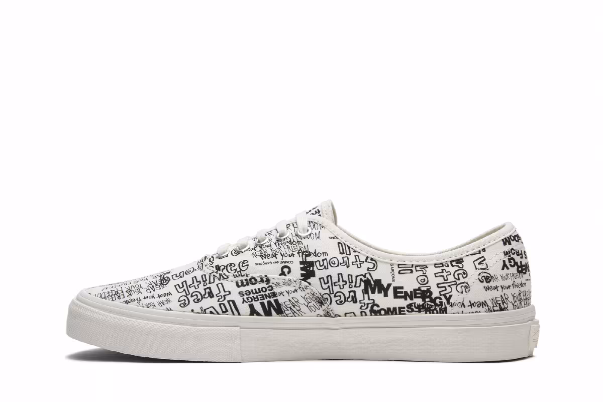 Comme des Garçons x Vans Authentic LX Graffiti, view 4