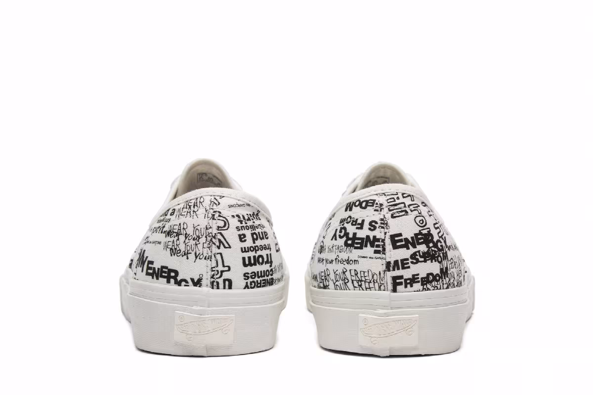 Comme des Garçons x Vans Authentic LX Graffiti, view 7