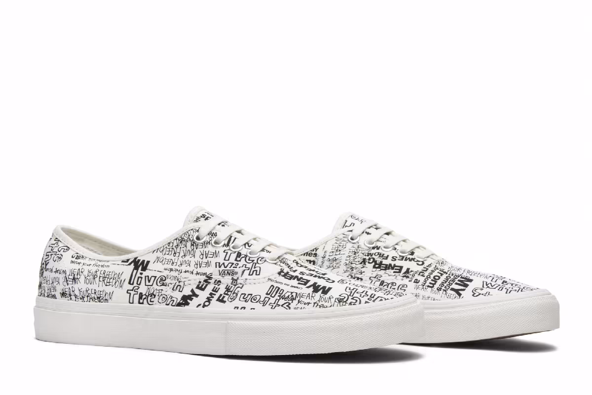 Comme des Garçons x Vans Authentic LX Graffiti, view 9