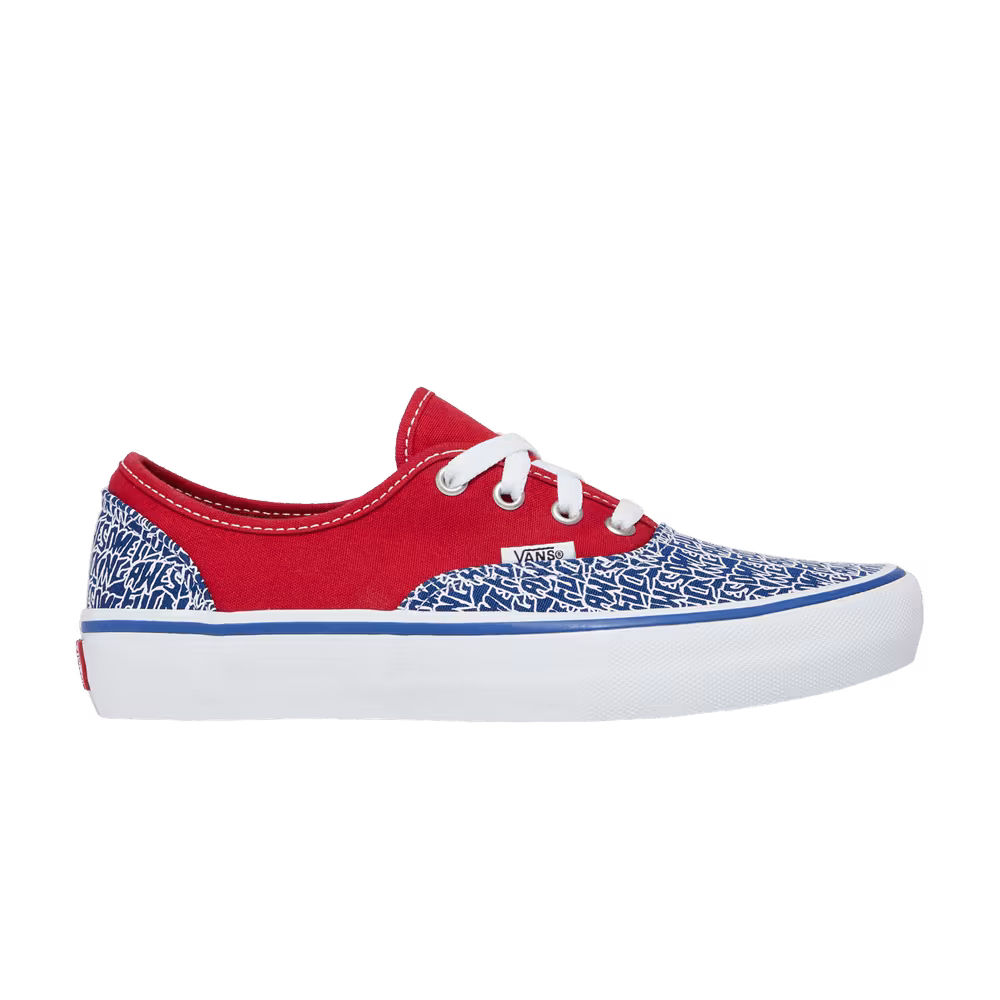 Fucking Awesome x Vans Authentic C Pro Red Blue