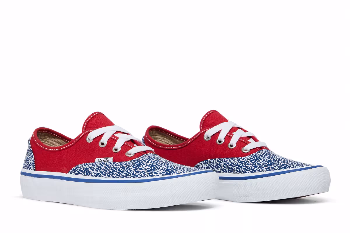Fucking Awesome x Vans Authentic C Pro Red Blue, view 9