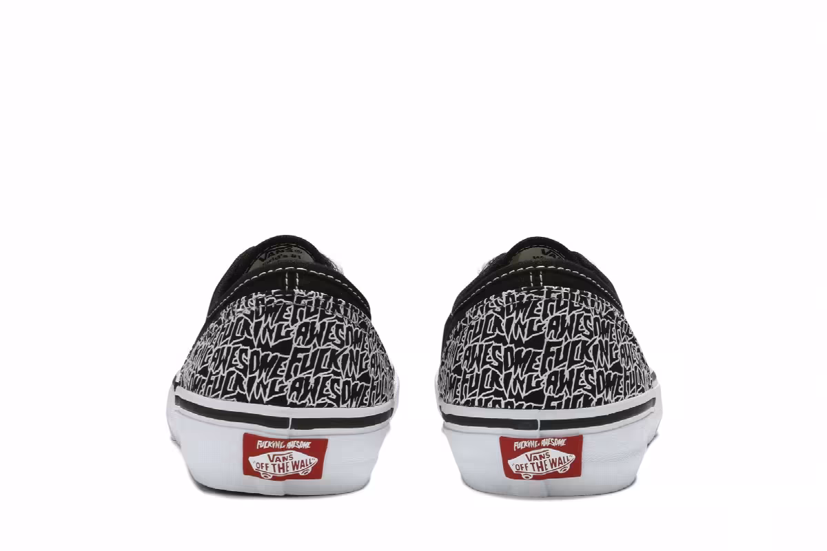 Fucking Awesome x Vans Authentic C Pro Black, view 7