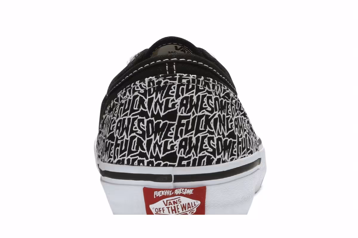 Fucking Awesome x Vans Authentic C Pro Black, view 8