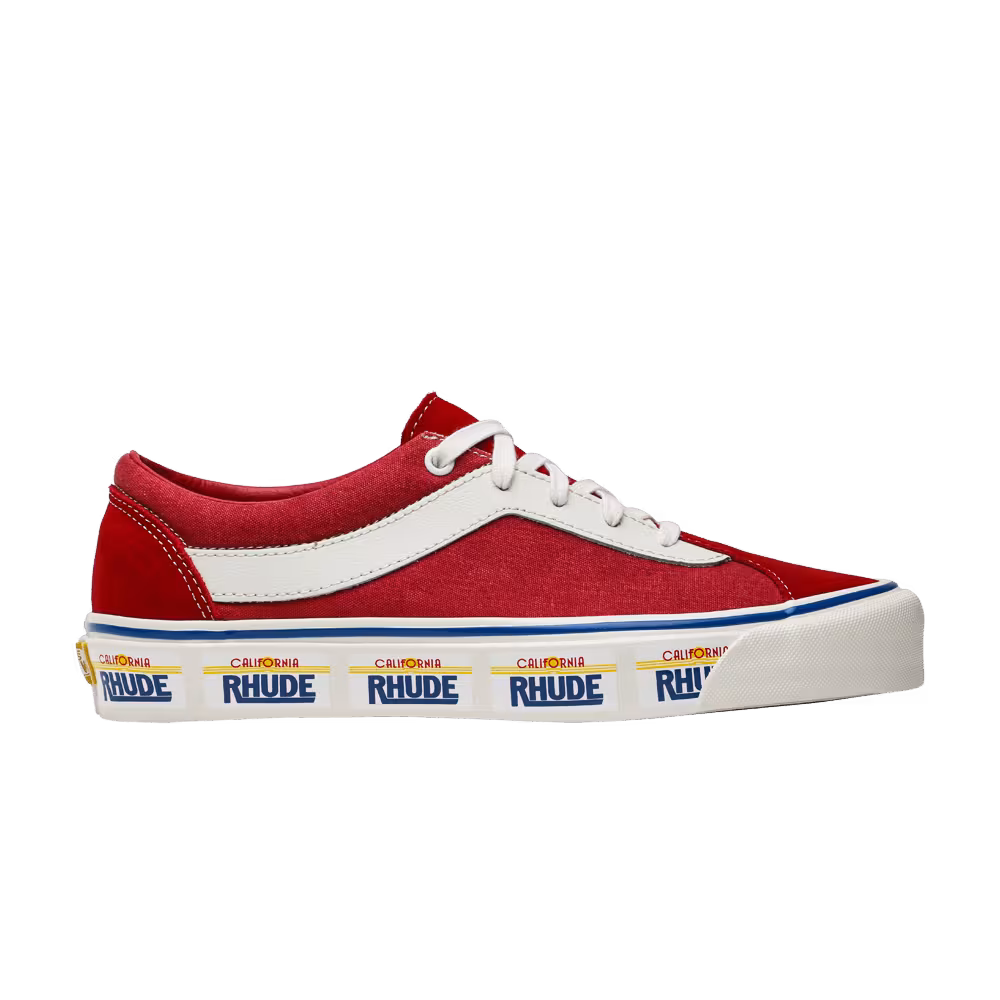 Rhude x Vans Bold Ni California Plate - Red