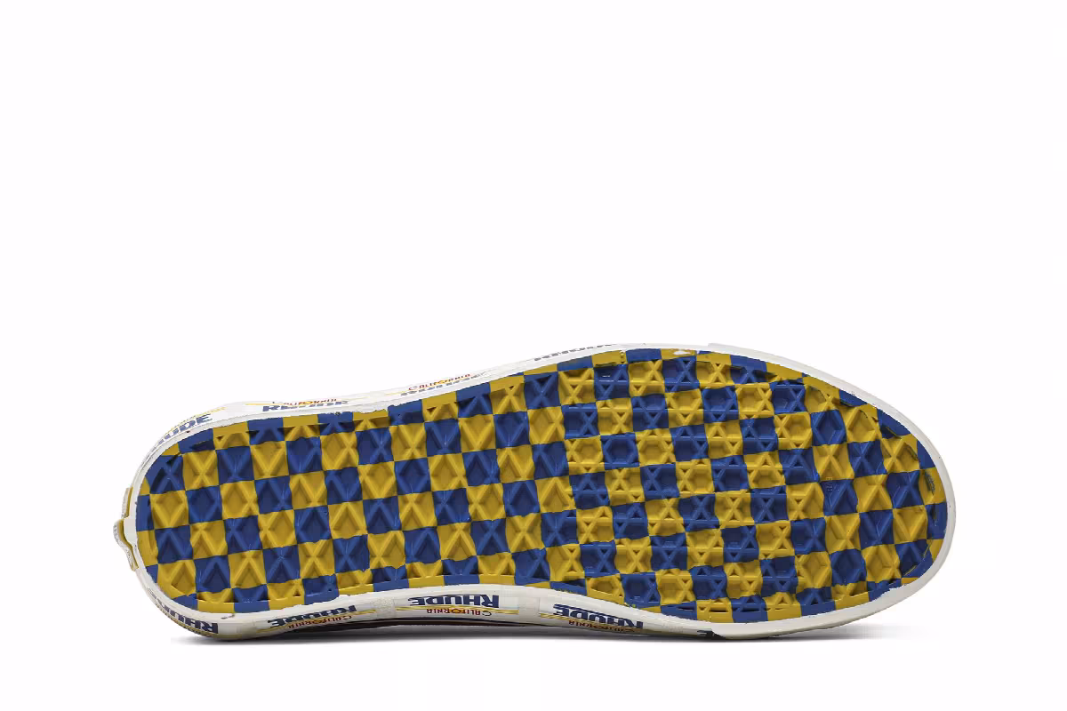 Rhude x Vans Bold Ni California Plate - Red, view 5