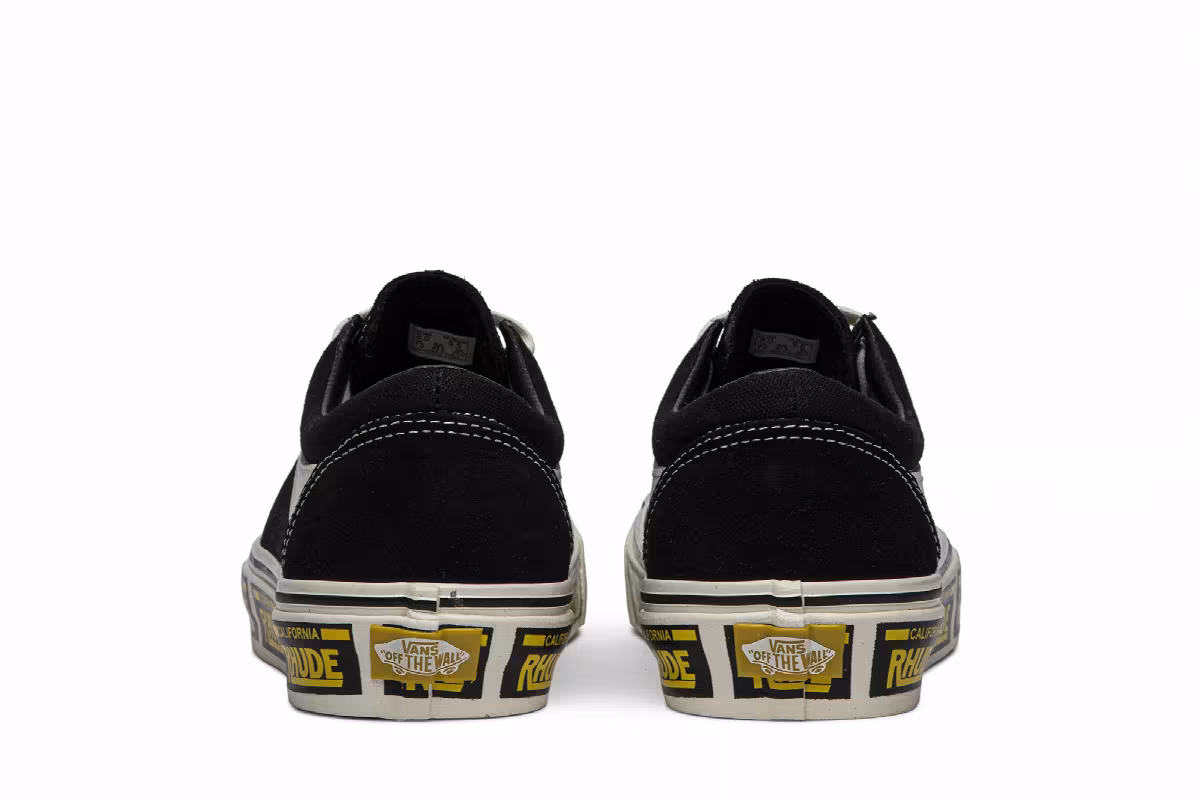 Rhude x Vans Bold Ni Black, view 7