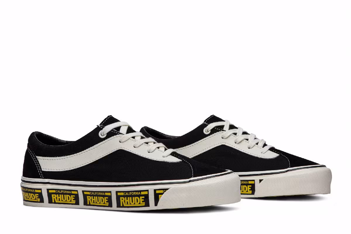 Rhude x Vans Bold Ni Black, view 9