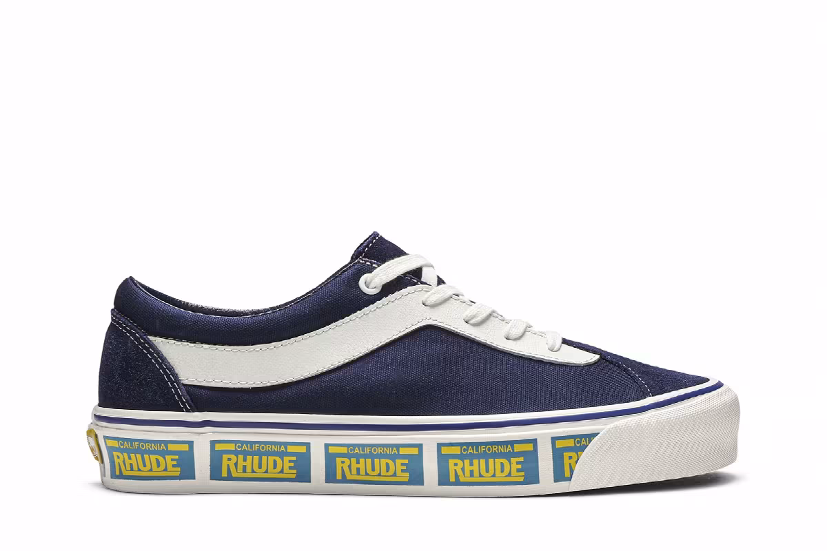 Rhude x Vans Bold Ni Navy, view 2