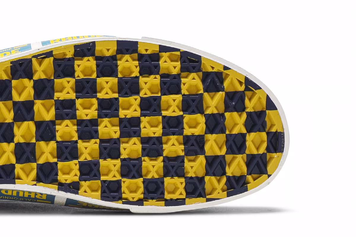 Rhude x Vans Bold Ni Navy, view 6