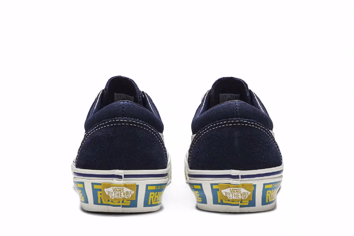 Rhude x Vans Bold Ni Navy, view 7