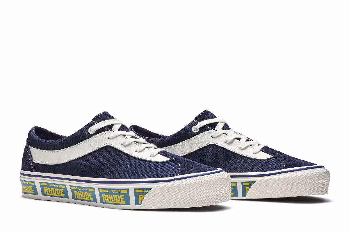 Rhude x Vans Bold Ni Navy, view 9