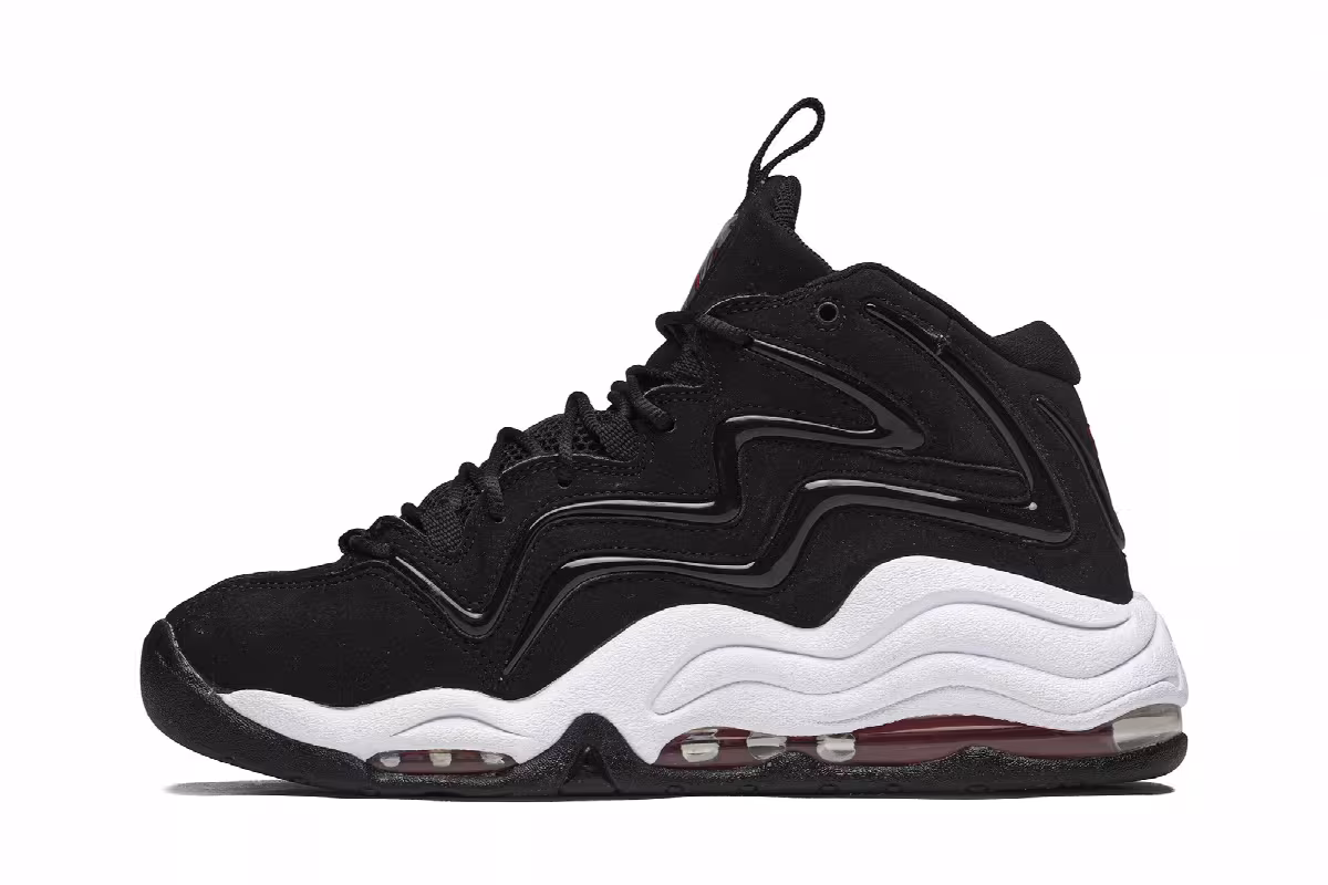 Nike Air Pippen Black Varsity Red 2008, view 4