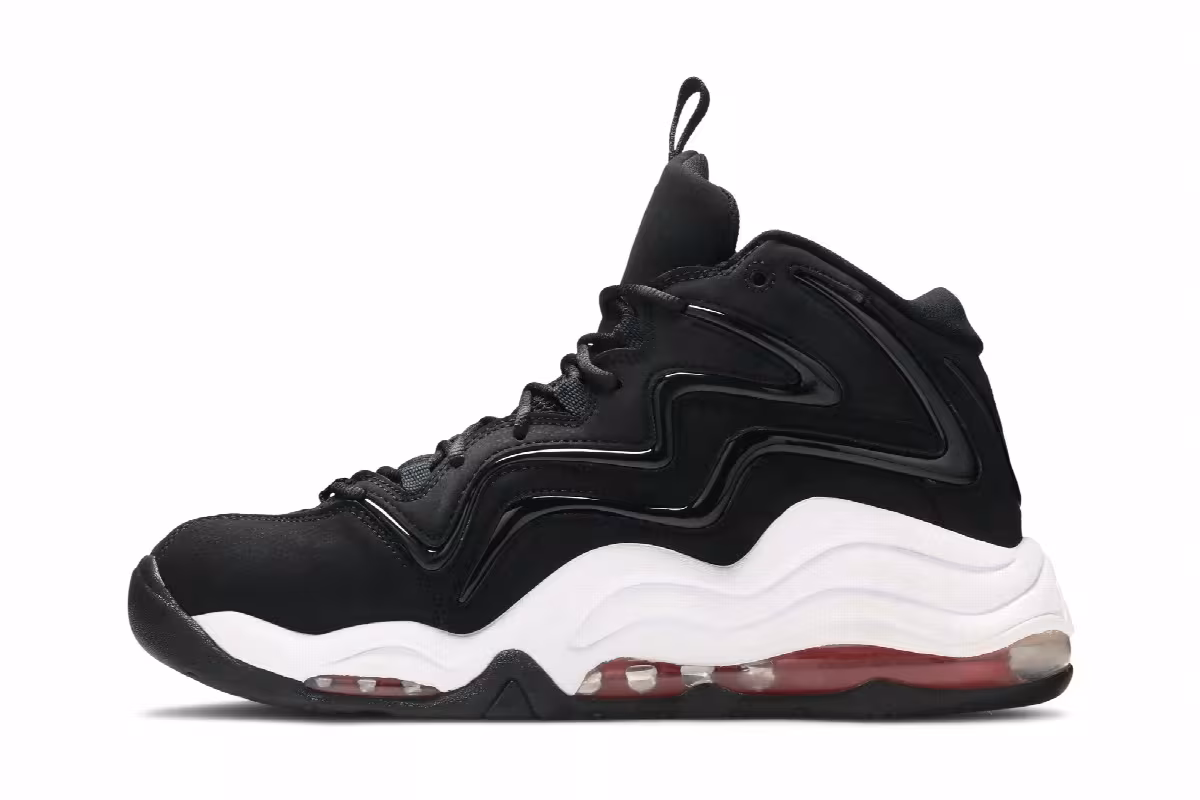Nike Air Pippen Black Varsity Red 2015, view 4