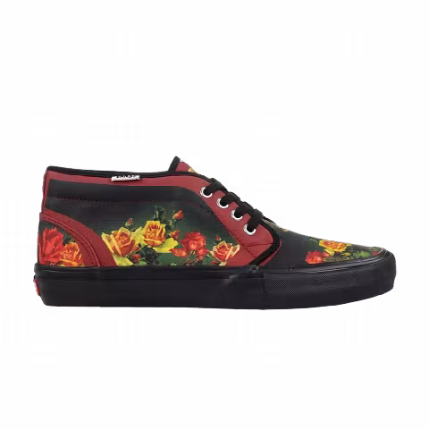 Supreme x Jean Paul Gaultier x Vans Chukka 95 'Burgundy Floral'