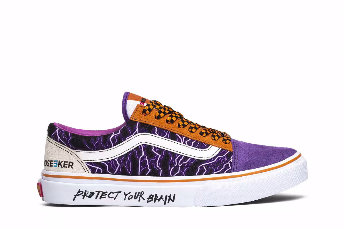 Mindseekers x Vans Old Skool Purple Lightning, view 2