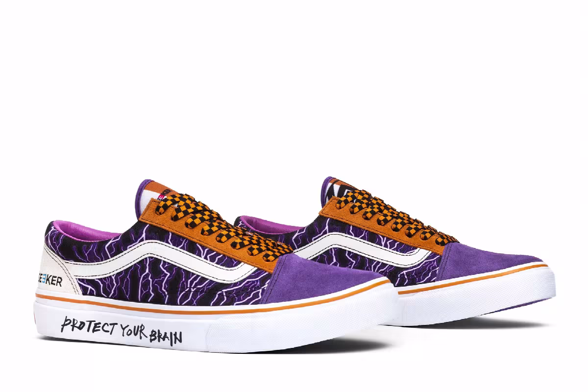 Mindseekers x Vans Old Skool Purple Lightning, view 9