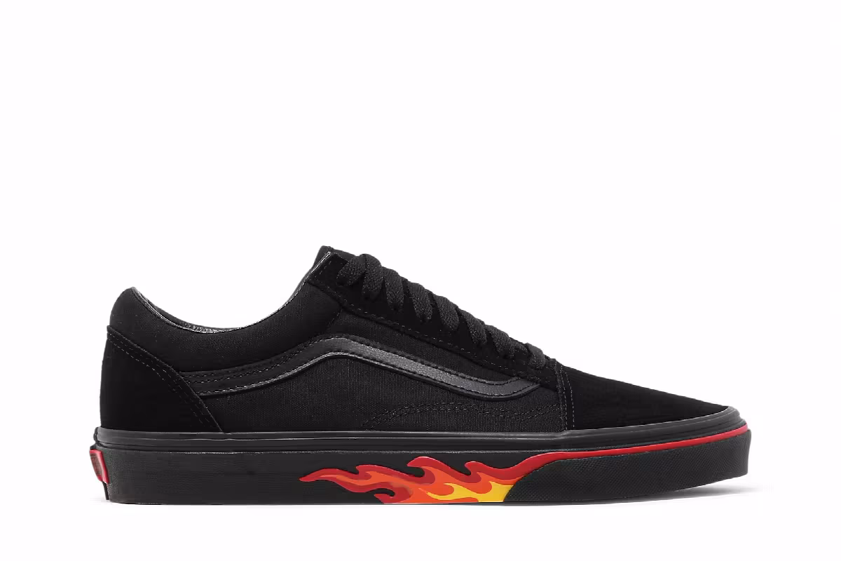 Vans Old Skool Flame Wall, view 2