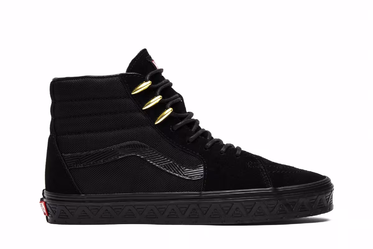 Marvel x Vans SK8-HI Black Panther, view 2