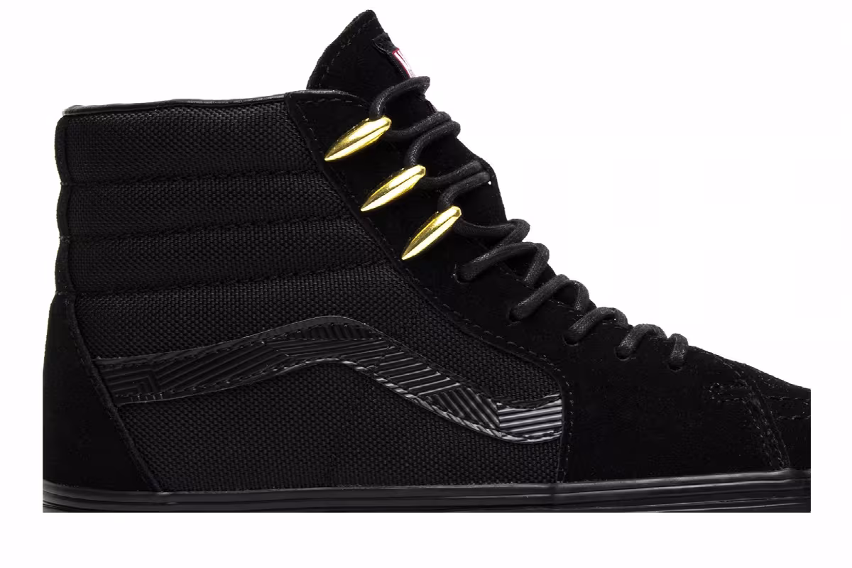 Marvel x Vans SK8-HI Black Panther, view 3