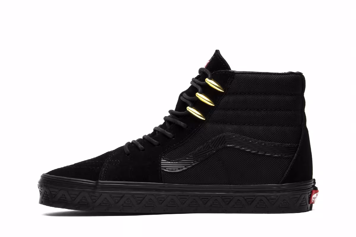 Marvel x Vans SK8-HI Black Panther, view 4