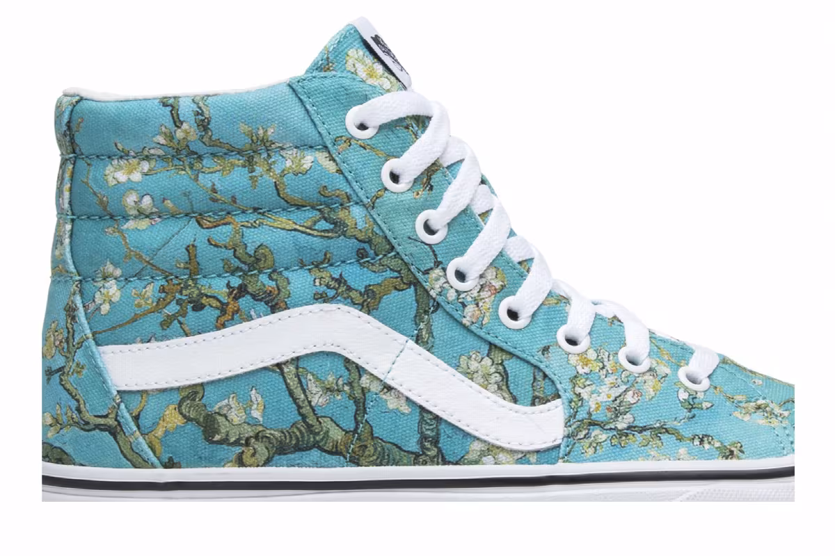 Vincent Van Gogh x Vans Sk8-Hi Almond Blossom, view 3