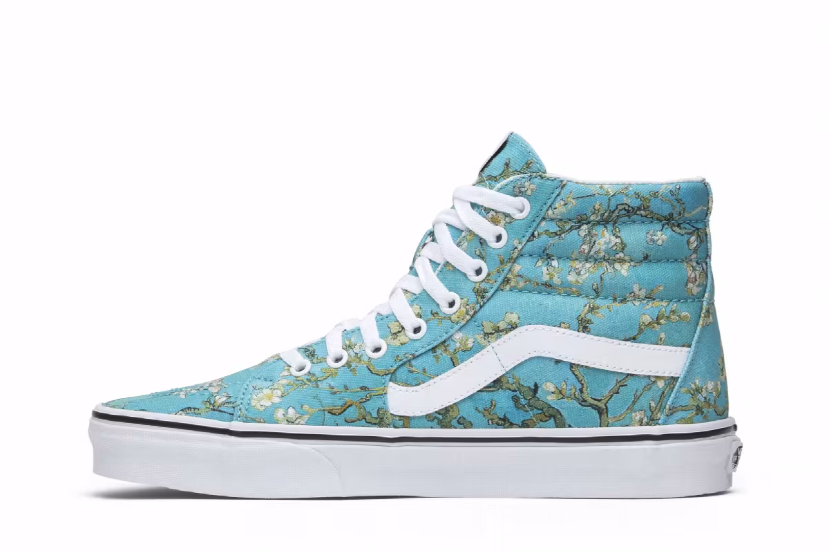 Vincent Van Gogh x Vans Sk8-Hi Almond Blossom, view 4