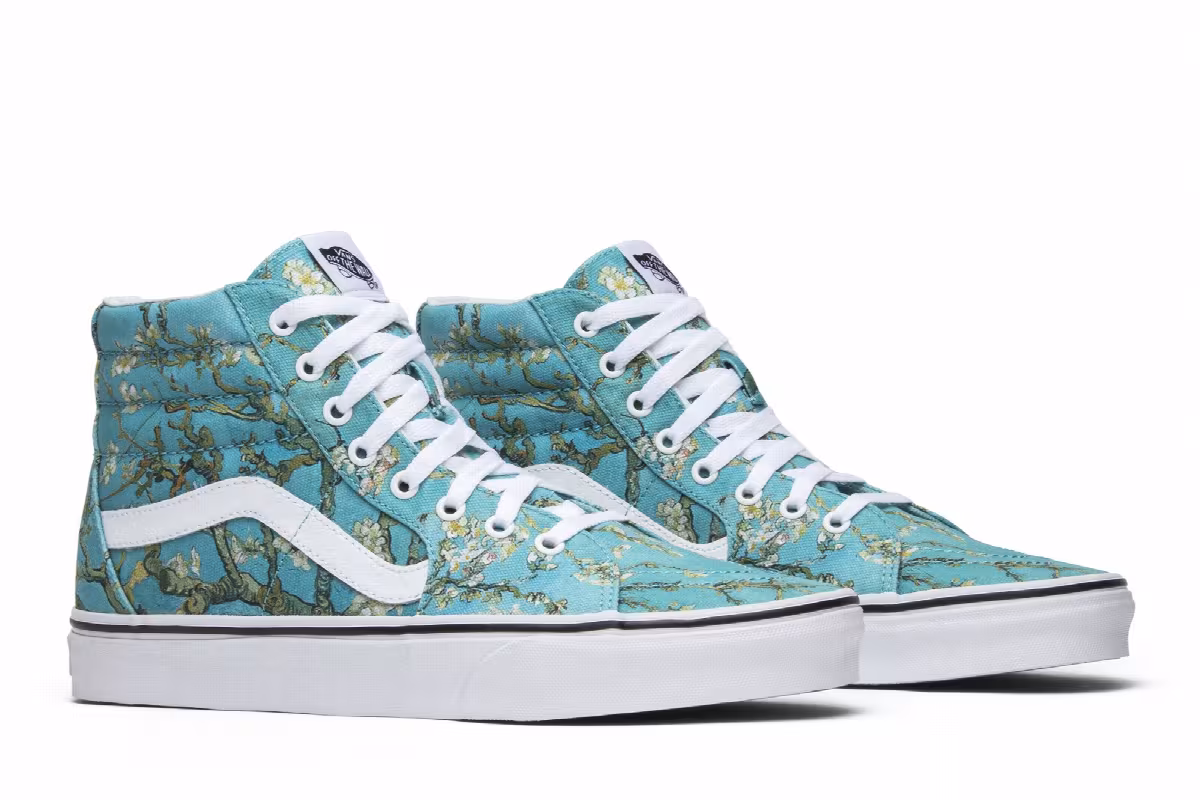 Vincent Van Gogh x Vans Sk8-Hi Almond Blossom, view 9