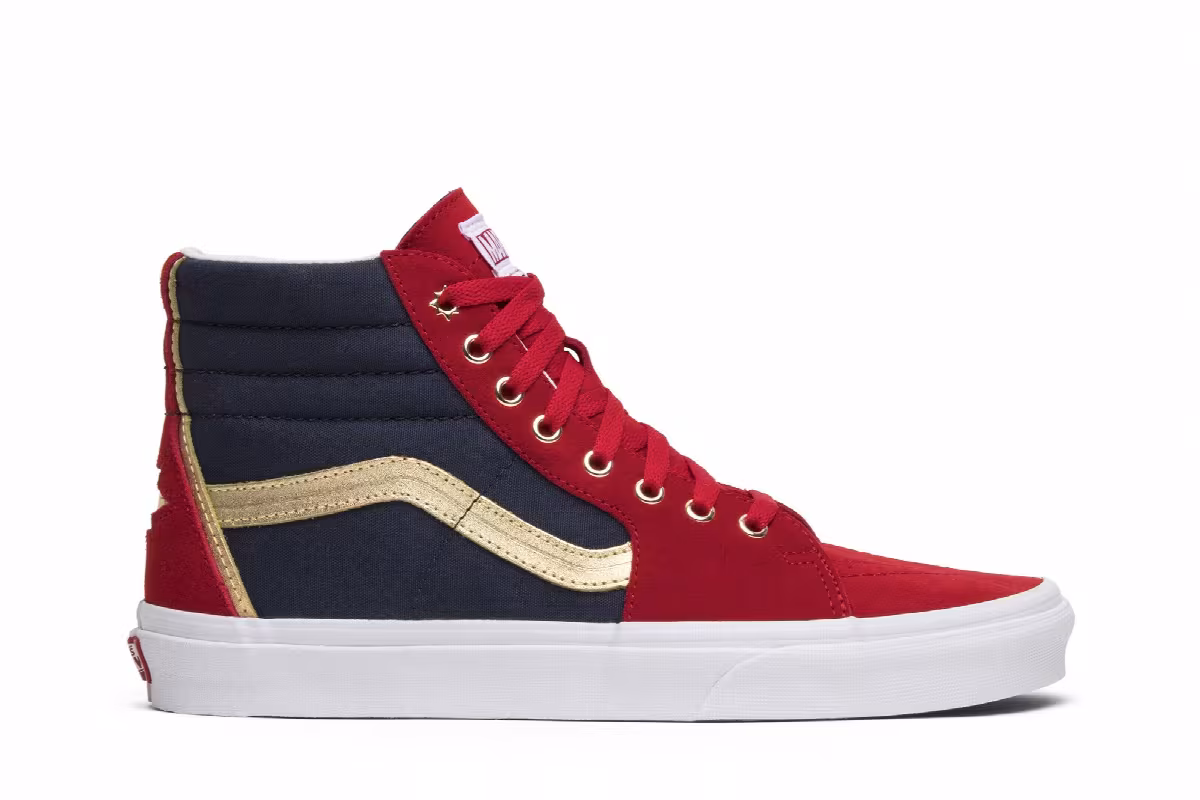 Marvel x Vans SK8-Hi Captain Marvel, view 2