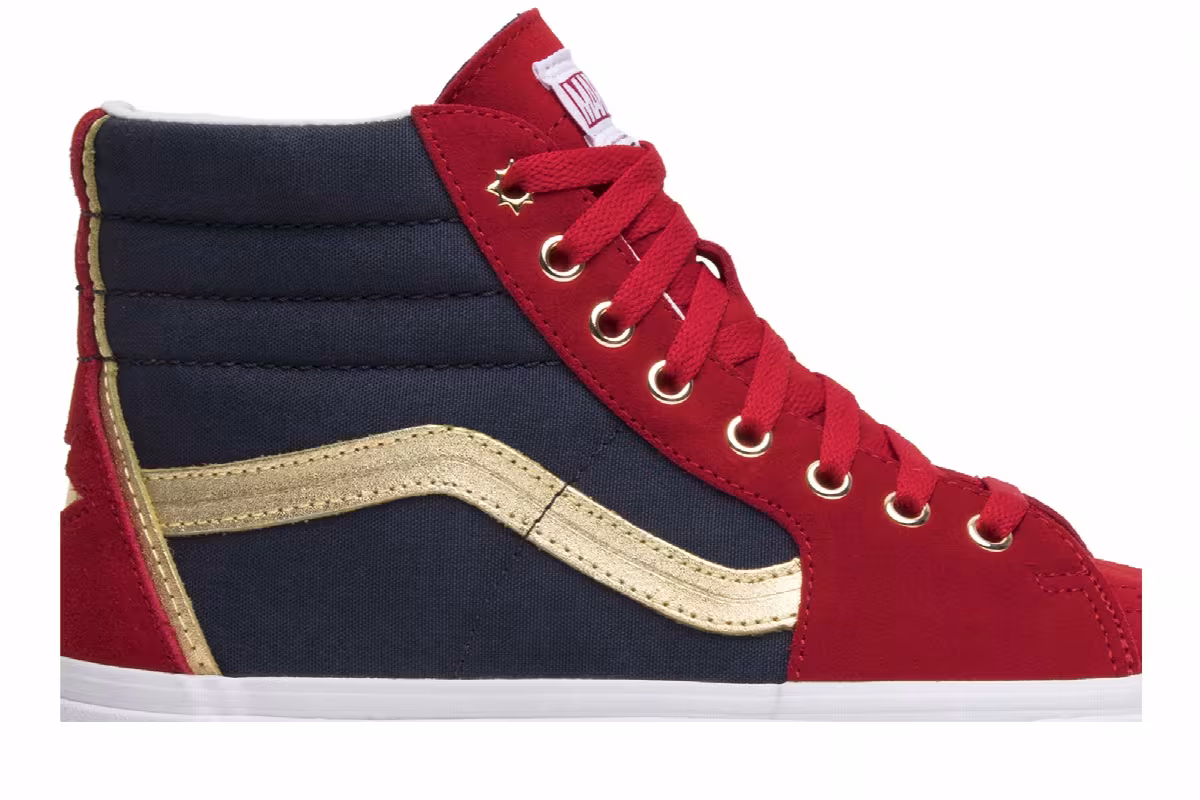 Marvel x Vans SK8-Hi Captain Marvel, view 3