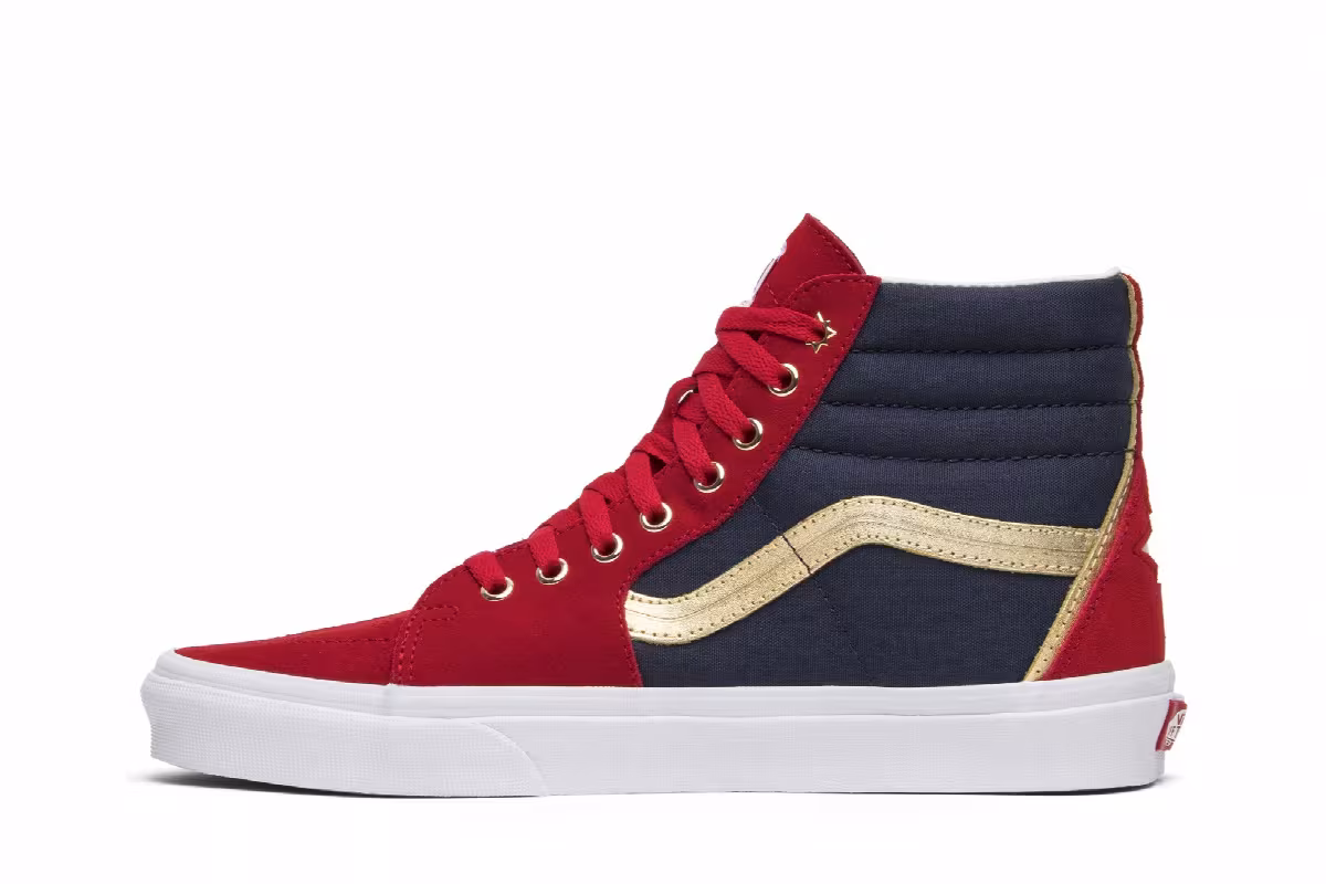 Marvel x Vans SK8-Hi Captain Marvel, view 4