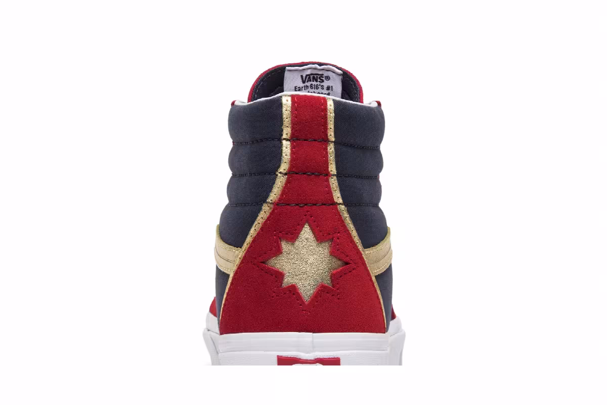 Marvel x Vans SK8-Hi Captain Marvel, view 8