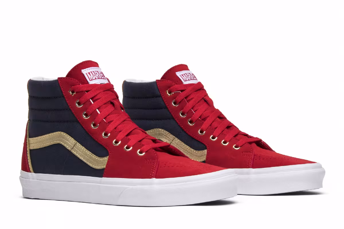 Marvel x Vans SK8-Hi Captain Marvel, view 9